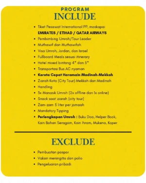 Assafar Legacy Journey (Umroh + Aqsha) | Program 15 Hari - Gambar 2