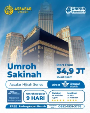 Assafar Hijrah Sakinah | Umroh 9 Hari